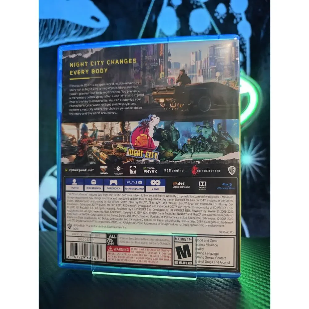 Sony PlayStation 4 CD Projekt Red Cyberpunk 2077 2020